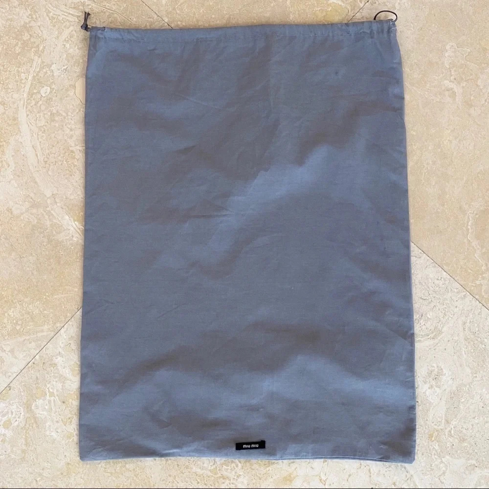 MIU MIU Large Dustbag for Boots Shoes Bags